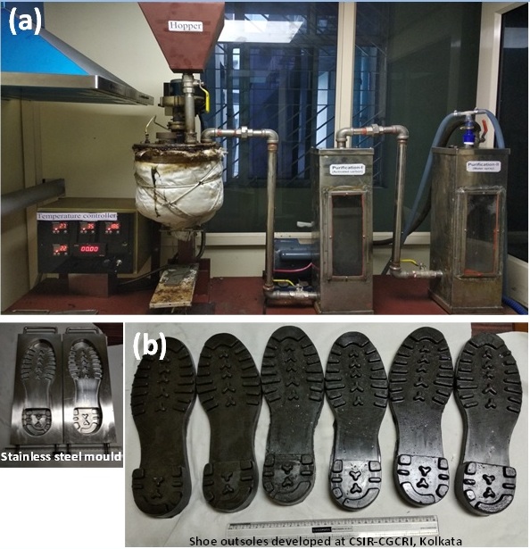 Development of light weight and anticorrosive material for shoe outsoles