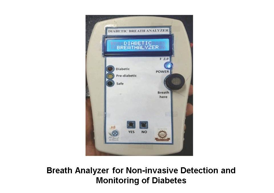 Breath Analyzer for diabetes detection