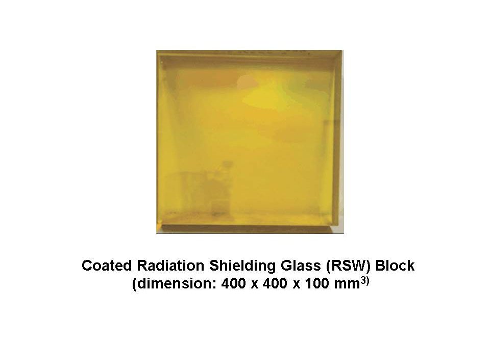 Specialty Coating on High Density Radiation Shielding Window Glass Block