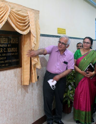 Inaugural Ceremony of Atma Ram Memorial Museum & Archives by Dr Shekhar C. Mande, Former Director General of CSIR on 8 June, 2022