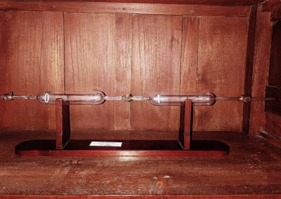 A Double Ended Discharge Tube used by Arthur de La Rive in his early experiments on the discharge through glasses