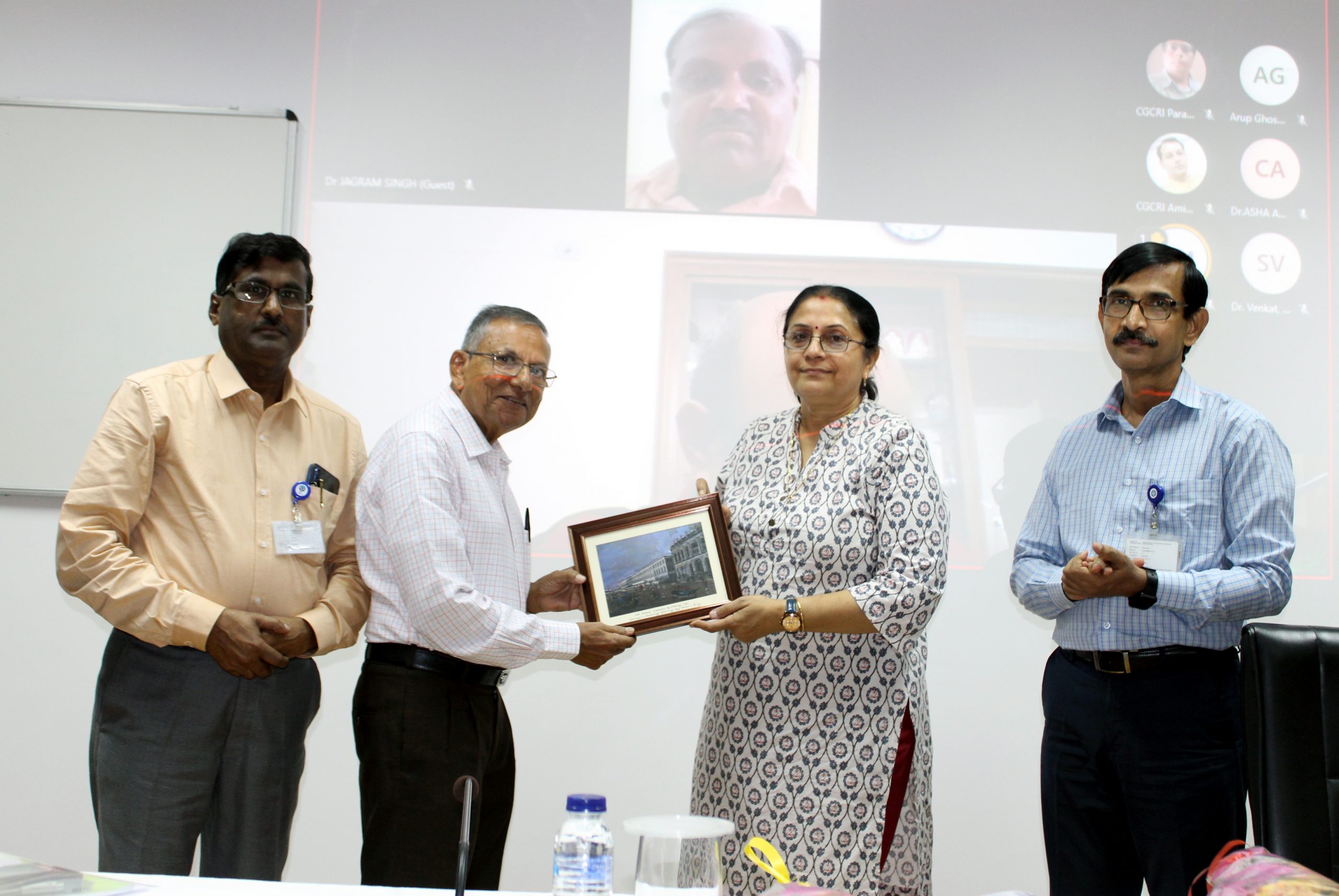 Technical Lecture by Dr K. G. K. Warrier (Former Chief Scientist and Emeritus Scientist, CSIR-NIIST), UGC Adjunct Faculty and Ceramic Consultant. Programme jointly organized by Indian Ceramic Society Kolkata Chapter & CSIR-Central Glass & Ceramic Research Institute